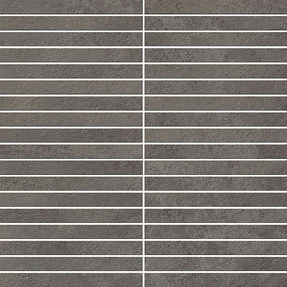 Мозаика /Керамогранит/ ITALON / ИТАЛОН MILLENNIUM Black Mosaico Strip 610110000414