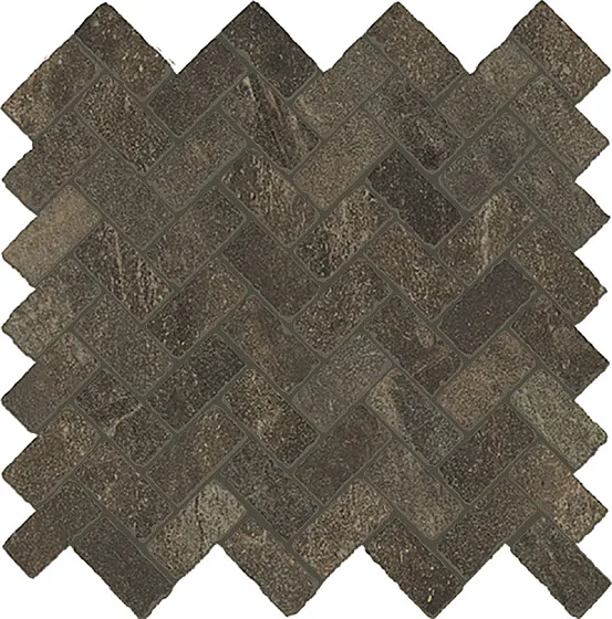 Мозаика /Керамогранит/ ITALON / ИТАЛОН GENESIS Brown Mosaico Cross Натуральный 620110000095