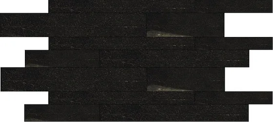 Декоративные элементы /Керамогранит/ IMPRONTA CERAMICHE STONE MIX Muretto Ardesia Black Nat Матовый TX05MB