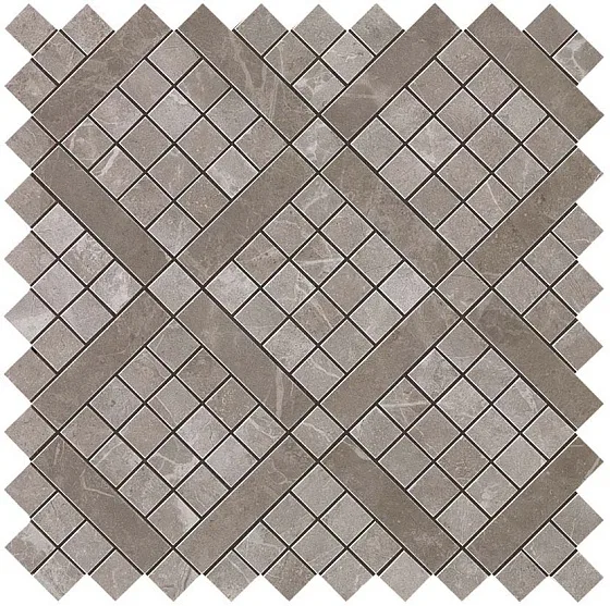 Мозаика ATLAS CONCORDE MARVEL PRO Grey Fleury Diagonal Mosaic 9MVD