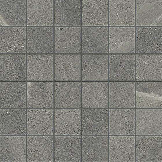 Мозаика /Керамогранит/ ITALON / ИТАЛОН METROPOLIS Graphite Dark Mosaico Натуральный 610110000915