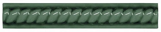 Бордюры ADEX MODERNISTA Trenza PB C/C Verde Oscuro ADMO5188