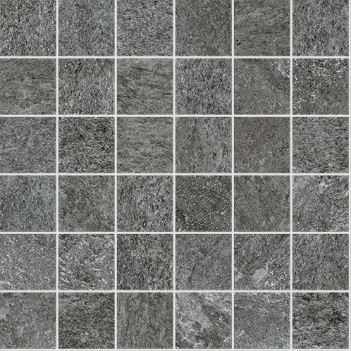 Мозаика /Керамогранит/ ITALON / ИТАЛОН MAGMA Graphite Mosaico 610110001371