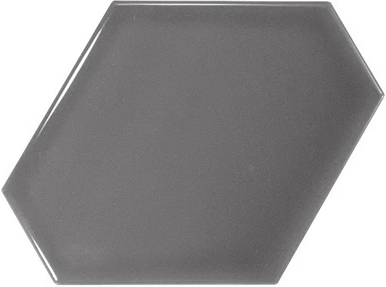 Керамическая плитка для стен EQUIPE SCALE Benzene Dark Grey 23829