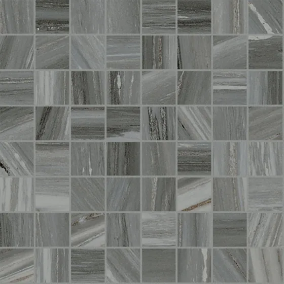 Мозаика /Керамогранит/ ITALON / ИТАЛОН CHARME ADVANCE Palissandro Dark Mosaico Люкс 610110000766