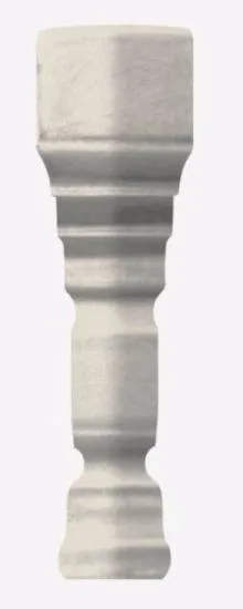 Специальные элементы CERAMICHE GRAZIA EPOQUE Внешний угол Ang. Terminale Deco Bianco Craquele TEAD5