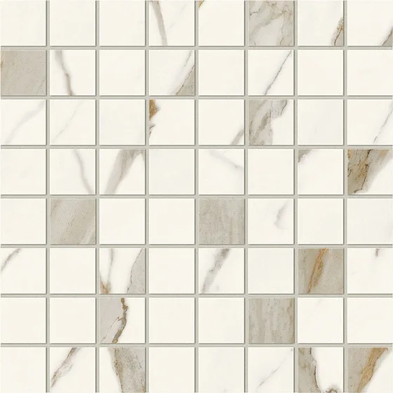 Мозаика /Керамогранит/ ATLAS CONCORDE MARVEL X Calacatta Sublime Mosaico Matt AF9C