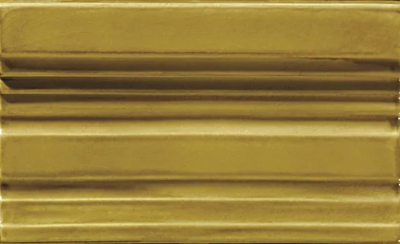 Бордюры CERAMICHE GRAZIA EPOQUE Terminale Pitti Mustard Craquele TEP8