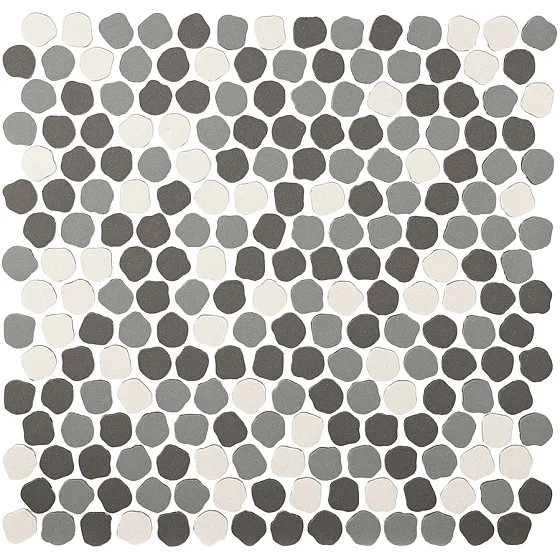 Мозаика /Керамогранит/ DECORATORI BASSANESI BONBON Mix C: White / Ardesia / Smoke BONBONMIXC