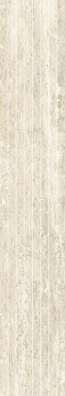 Декоративные элементы для стен /Керамогранит/ ITALGRANITI I TRAVERTINI Listello Tratto Bianco Vein Cut 6mm TR01LT