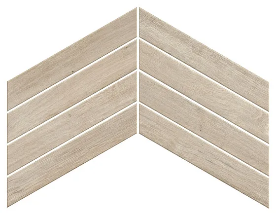 Декоративные элементы /Керамогранит/ ATLAS CONCORDE RUSSIA FUSION OAK / ФЬЮЖН ОАК Pure Chevron / Пьюр Шеврон 600010002447