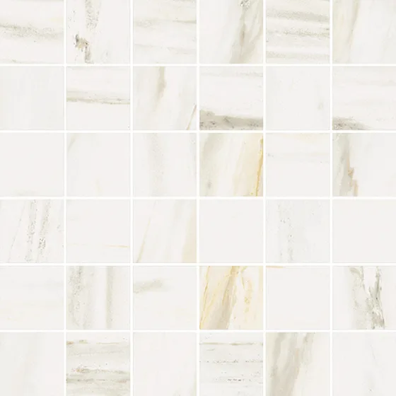 Мозаика /Керамогранит/ ITALON / ИТАЛОН STELLARIS Carrara Ivory Mosaico Натуральный 610110001137