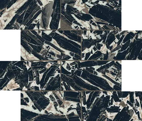 Мозаика /Керамогранит/ REX CERAMICHE ETOILE DE REX Mosaico Brown River Glossy 6mm 761944