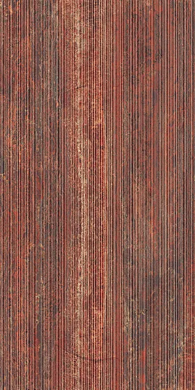 Керамогранит / 60х120 см ITALGRANITI I TRAVERTINI Rosso Vein Cut Ribbed TR07BAR