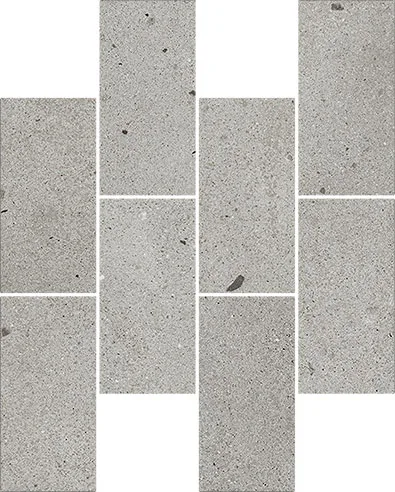 Декоративные элементы /Керамогранит/ ITALON / ИТАЛОН AVANTGARDE Silver Mini Brick Naturale 610110001213