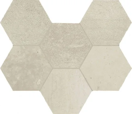 Мозаика /Керамогранит/ ITALON / ИТАЛОН TERRAVIVA M-n Mosaico Hexagon Матовый 620110000107
