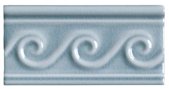 Бордюры ADEX MODERNISTA Relieve Olas C/C Stellar Blue ADMO4120