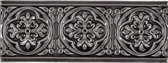 Бордюры ADEX STUDIO Бордюр Relieve Palm Beach Volcanico ADST4006