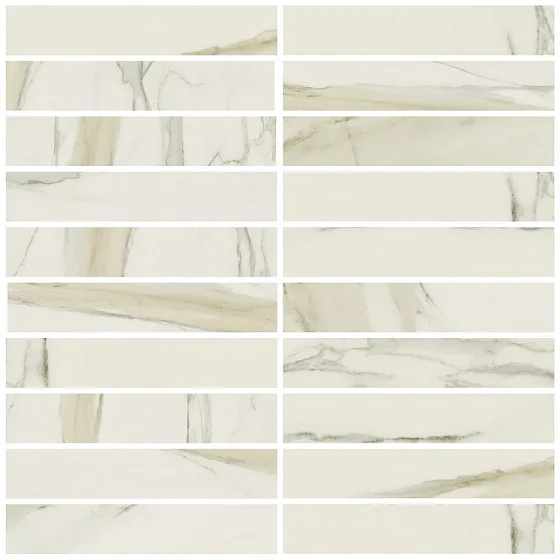 Мозаика /Керамогранит/ REX CERAMICHE I CLASSICI DI REX Mosaico Calacatta Gold Glossy Полированный 750721