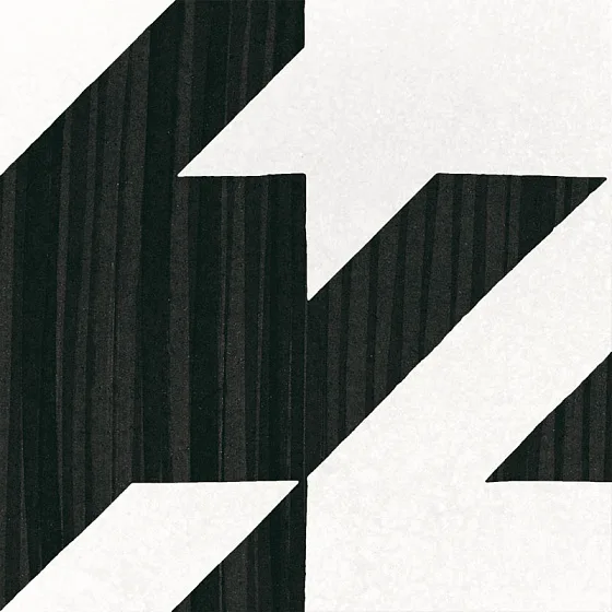 Керамогранит EQUIPE CAPRICE DECO Tweed B&W 22128