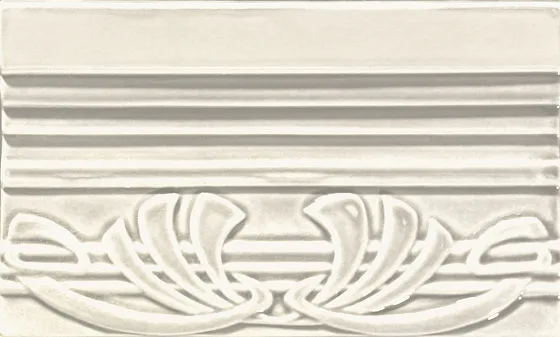 Бордюры CERAMICHE GRAZIA EPOQUE Terminale Deco Ivory Mat TED10