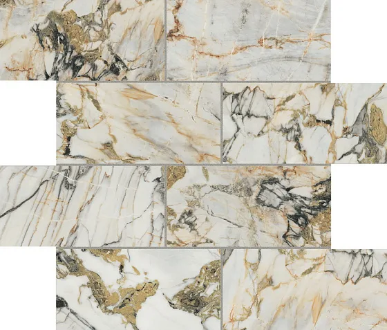 Мозаика /Керамогранит/ REX CERAMICHE ETOILE DE REX Mosaico Symphonie Glossy 6mm. Фото 1 из 1