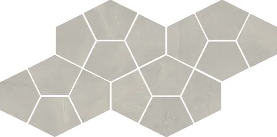 Мозаика /Керамогранит/ ITALON / ИТАЛОН CONTINUUM Silver Mosaico Prism Натуральный 620110000183