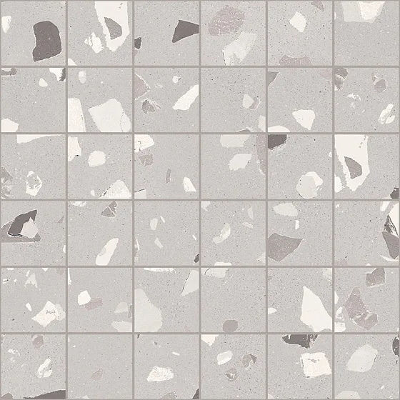 Мозаика /Керамогранит/ SANT'AGOSTINO DECONCRETE Mosaico De-Medium Pearl CSAMDMPE30