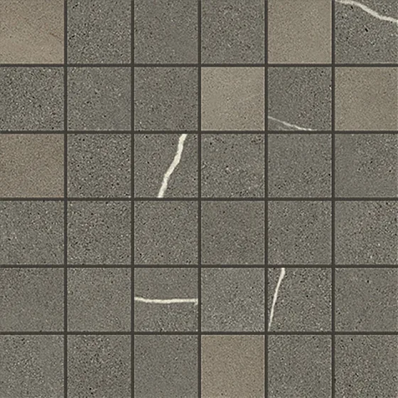 Мозаика /Керамогранит/ ITALON / ИТАЛОН METROPOLIS Arcadia Brown Mosaico Натуральный 610110000916