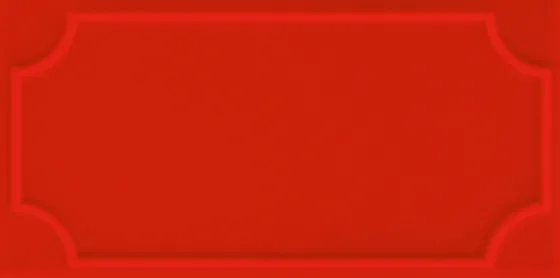 Керамическая плитка для стен ETRURIA DESIGN ART DECO Vector Frame B Red ADVFB12.4X25-042-000