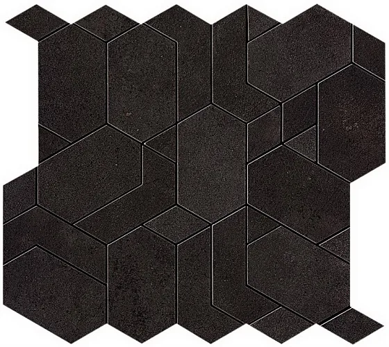 Мозаика /Керамогранит/ ATLAS CONCORDE BOOST Tarmac Mosaico Shapes AN67