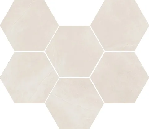 Мозаика /Керамогранит/ ITALON / ИТАЛОН CONTINUUM Polar Mosaico Hexagon Натуральный 620110000186