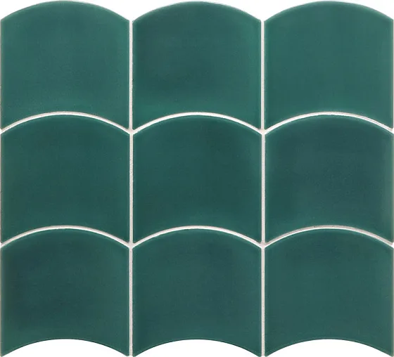 Керамическая плитка для стен EQUIPE WAVE Teal Grassy 28840