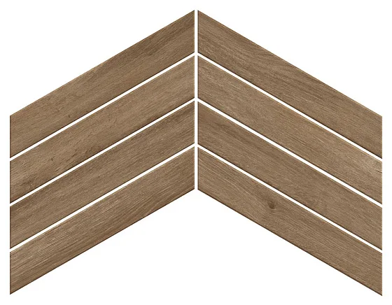 Декоративные элементы /Керамогранит/ ATLAS CONCORDE RUSSIA FUSION OAK / ФЬЮЖН ОАК Rustic Chevron / Рустик Шеврон 600010002450