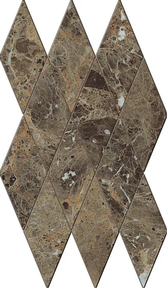 Мозаика /Керамогранит/ ITALON / ИТАЛОН CHARME DE LUXE Emperador Mosaico Diamond Люкс 620110000117