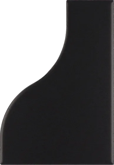 Керамическая плитка для стен EQUIPE CURVE Black Matt АКЦИЯ 28861