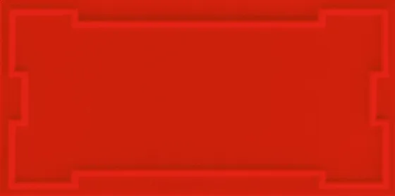 Керамическая плитка для стен ETRURIA DESIGN ART DECO Vector Frame C Red ADVFC12.4x25-042-000
