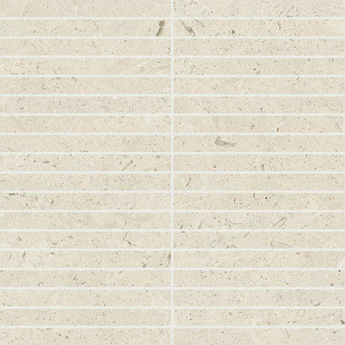 Мозаика /Керамогранит/ ITALON / ИТАЛОН AURA Stone White Mosaico Strip / Стоун Уайт Мозаика Стрип 610110001425
