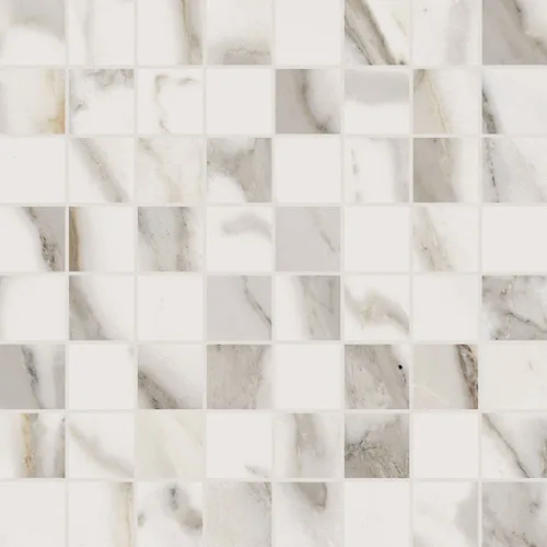 Мозаика /Керамогранит/ ITALON / ИТАЛОН CHARME EVO Calacata Mosaico Lux 610110000101