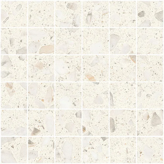 Мозаика /Керамогранит/ SANT'AGOSTINO GLOW Mosaico Ivory Naturale CSAMGLIV30
