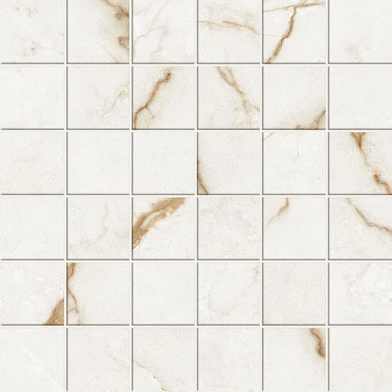 Мозаика /Керамогранит/ ATLAS CONCORDE RUSSIA FORTE DEI MARMI QUARK / ФОРТЕ ДЕЙ МАРМИ КВАРК Sahara Blanc Mosaic Черато 610110001188