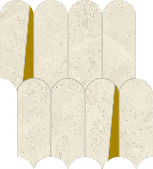 Декоративные элементы ITALON / ИТАЛОН METROPOLIS Royal Ivory Mosaico Elegant Матовый 600110000947
