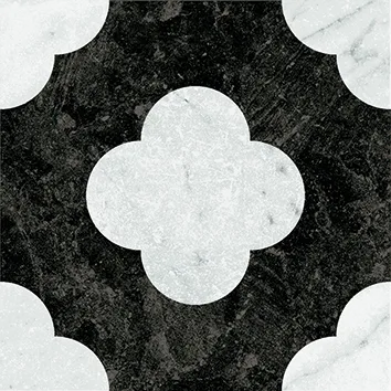 Керамогранит 41zero42 DANDY Pin Black_White 4101200