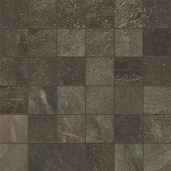 Мозаика /Керамогранит/ ITALON / ИТАЛОН GENESIS Brown Mosaico Натуральный 610110000351