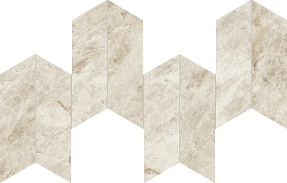 Мозаика /Керамогранит/ ATLAS CONCORDE MARVEL DIVA Taj Mahal Mosaico Chevron Velvet AYD3