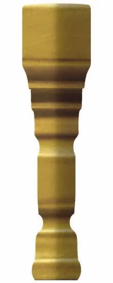 Специальные элементы CERAMICHE GRAZIA EPOQUE Внешний угол Ang. Terminale Pitti Mustard Craquele TEAP8