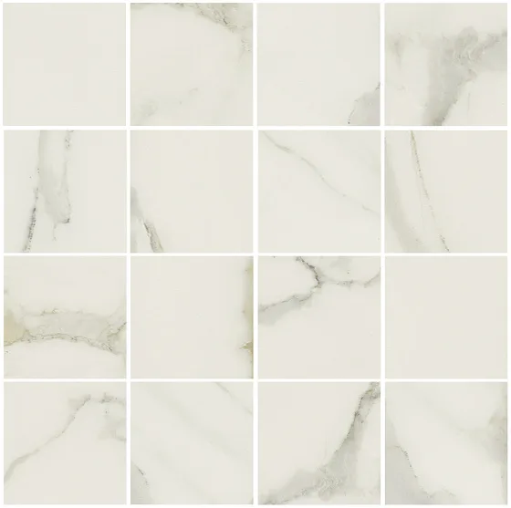 Мозаика /Керамогранит/ REX CERAMICHE I CLASSICI DI REX Mosaico Calacatta Gold Glossy Полированный 6 мм 750869