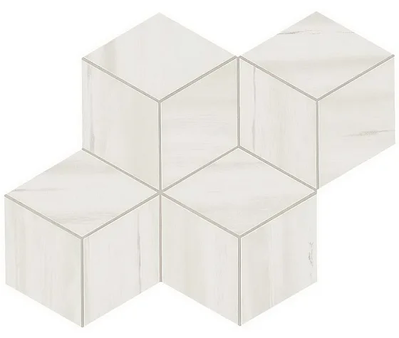Мозаика /Керамогранит/ ATLAS CONCORDE MARVEL STONE Bianco Dolomite Mosaico Esagono Lappato Лаппатированная AS2G