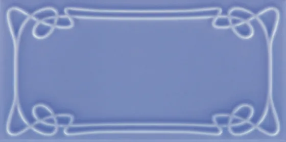 Керамическая плитка для стен ETRURIA DESIGN ART DECO Vector Frame E China Blue ADVFE12.4X25-050-000