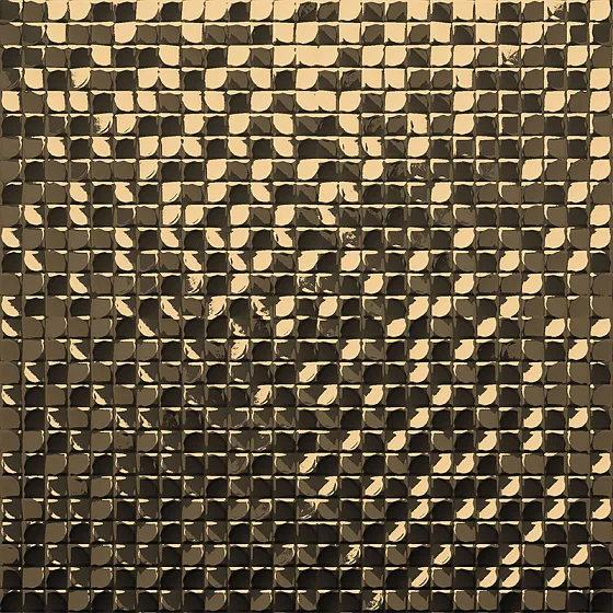 Мозаика /Керамогранит/ ITALON / ИТАЛОН MATERIA Mosaico Gold Натуральный 600080000353